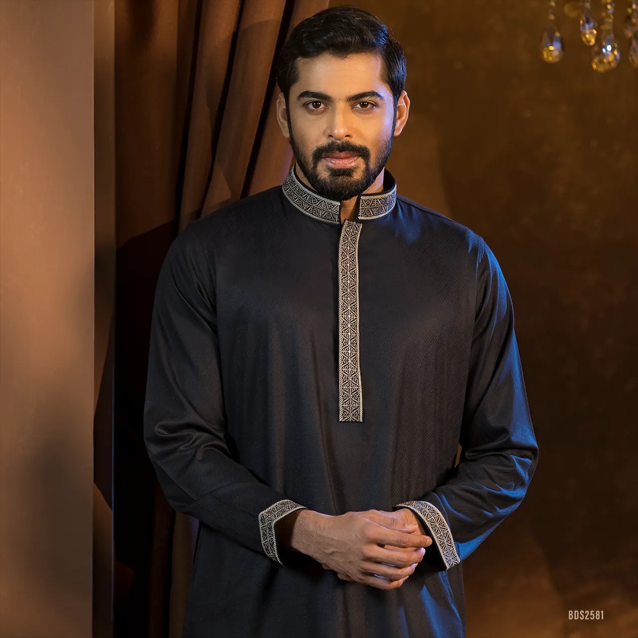 Platinum Embroidered Panjabi for Men