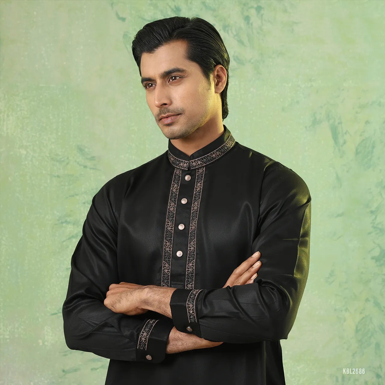 Premium Embroidered Kabli Set