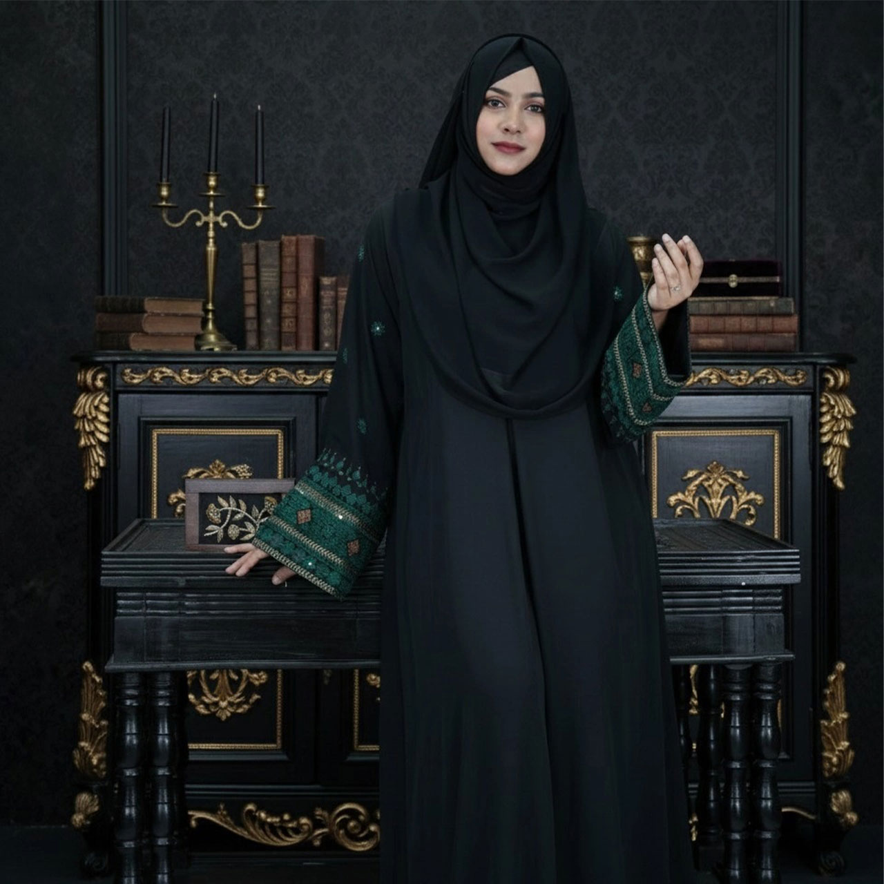 Abaya Aleeha Without Any Hijab & Others